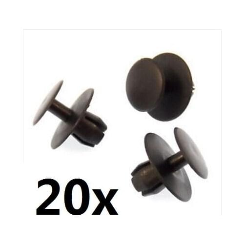 20x For Citroen 8mm Plastic Rivet Trim Clip- Bumper Grille Carpet Lining Upholstery