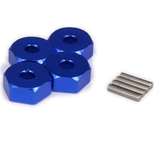 4PCS RCAWD Alloy Aluminum Wheel Hex Hub Adaptor For Rc Hobby Model Car 1/14 Lc Racing Full Series BE6006 Hex Hub Wheel
