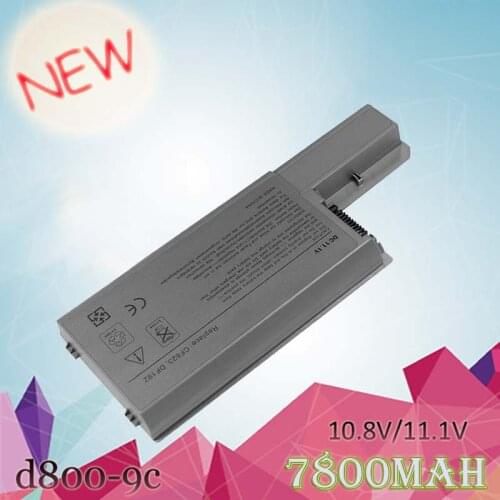 ApexWay 6600mAh Battery For Dell Latitude D800 Precision M60 8N544 9X472 9X472a00 2P700 312-0101 312-0121 312-0195
