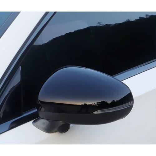 Car Horns Rearview Mirror Cover For Mercedes Benz A Class W177 CLA Class C118 Modified Mirror Cover Protective Decoration