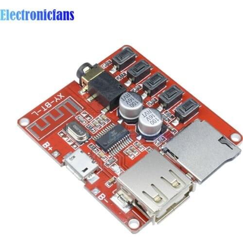 Mini Wireless MP3 Decoder Bluetooth BLE 4.1 Board Circuit Module Lossless Decoding Micro USB U Disk TF Card Interface 3.7v 5v