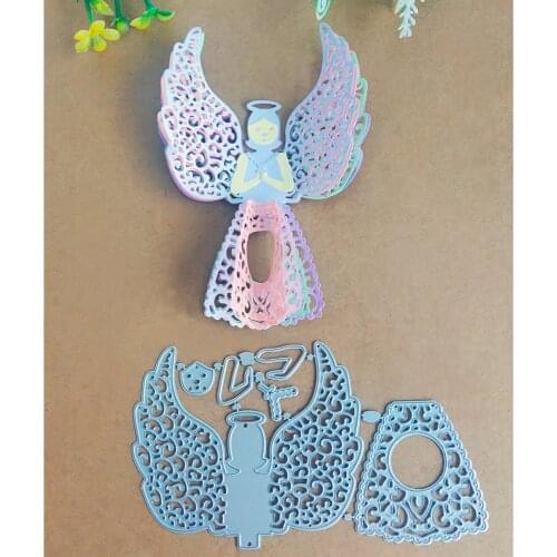 Angel Goddess Elf Jesus Girl decorative Metal cutting Die cutting Card knife stamping Die New Paper Jam