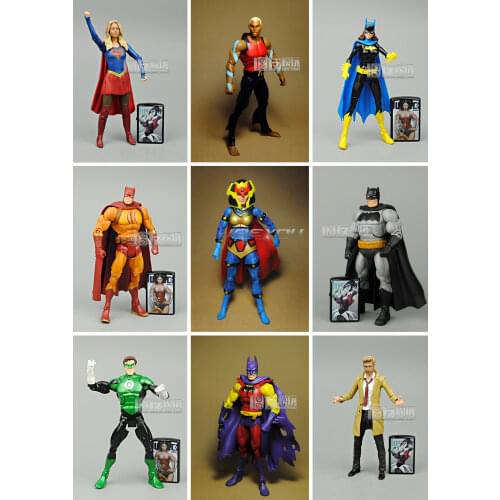 DC Comic Deadman Batwoman Green Lantern Batman Killer Croc Aqualad Supergirl Big Barda Joints Movable Action Figure Model Toys