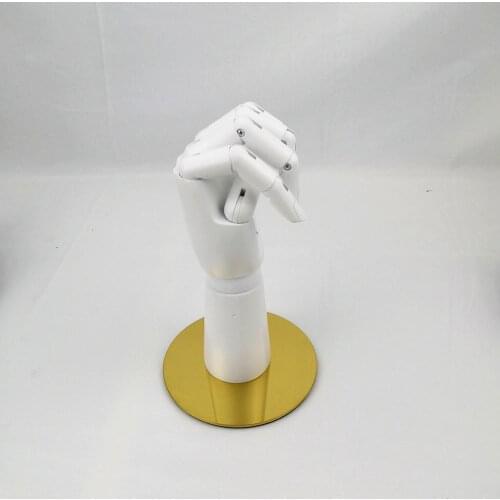 Wooden Hand Model With Metal Base Wooden Hand Mannequin Manufacturer On Sale