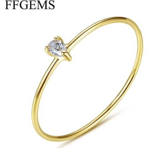 Elegant 100% 10K Gold Sterling Moissanite with certificat Rings Pear cut2*3MM Fine Jewelry For Women girl Wedding gift Engagemen