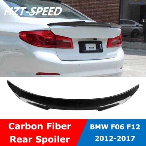 F06 PSM Style Carbon Fiber Rear Trunk Window Roof Spoiler Wing For BMW F06 F12 630i 640i 650i 2012-2017