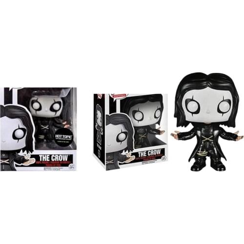 Movies: The Crow 25th Anniversary Glow in the Dark Hot Topic Exclusive Action Figure Toys Collection model toy gift