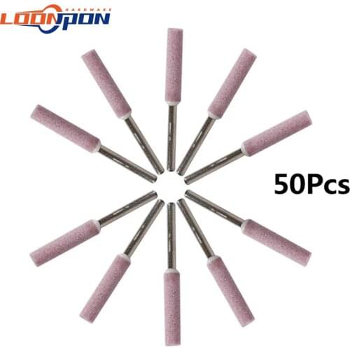 Chain Saw Sharpening Stone 3mm Shank 4/4.8/5.5mm Head Dia for Lawn Mower Chainsaw Parts Garden Tool