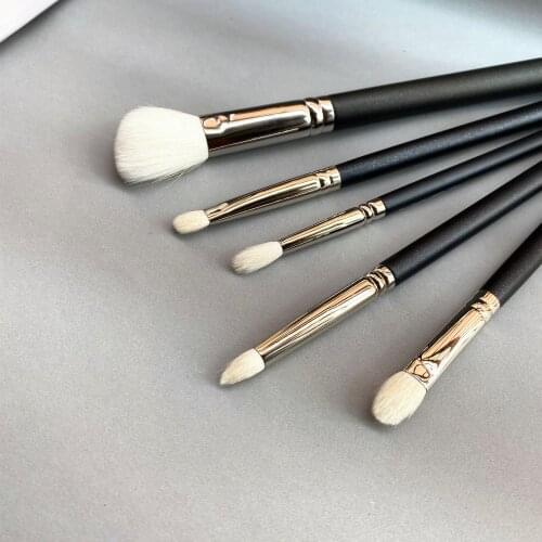 Makeup Brush Eye shadow Blending / Eye Shader / Pencil / mini Blending / Angled Contour White Goat Hair Quality Cosmetics Tools