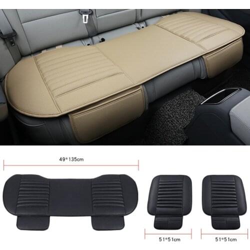 Leather car seat cushion seat Covers Interior Mouldings auto seat cover front and back protector car cushion Mat Car Accessories