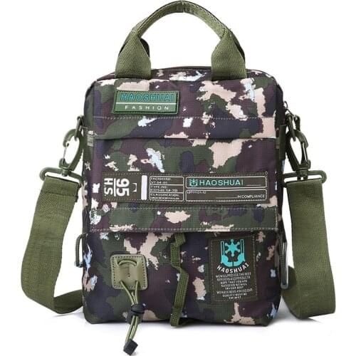 2021 New Mens Camouflage Nylon Small Shoulder Bags Waterproof Messenger Bags Graffiti Letter Fashion Crossbody Fanny Bag Male