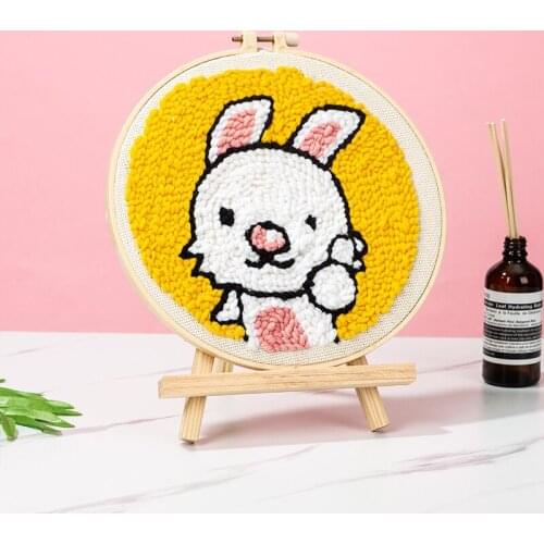 Punch Needle cartoon Pen Magic Embroidery cross stitch kits embroidery needlework sets fabric DIY Crafts Sewing Accessories