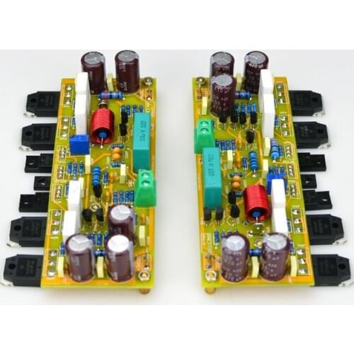 One Pair hifi Classic Symasym5-3 Discrete Power Amplifier board / Kit / Pcb ON NJW0302/0281