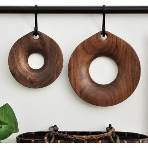 Walnut Pot Holder Wood Coaster Heat Resistant Bowl Mat Tea Pots Hot Drink Posavasos Placemat Home Table Decoration Accessories