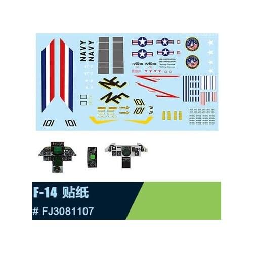 RC Jet Decal Part for Freewing Twin 80mm F14 FJ30811 07