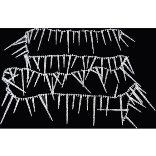 Christmas ornaments scene layout SD-1259 1.8M acrylic icicle string plus diamond powder