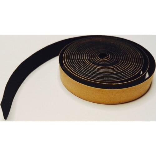 EPDM Neoprene Self-adhesive Tape Insulation Gasket Door Window Cushion Seals 10mm x 1mm 10x2mm 2 meters x 5 pieces Black