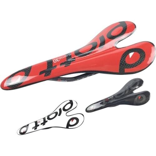 PLATT Bike Saddle Full Carbon Fiber Hollow Seat Breathable Comfortable Bicycle Seat For Road Bike And Mountain Bike