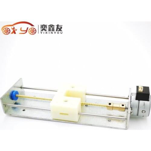 Y25-100C deceleration stepper motor with reducer box and screw rod slipway linear slide 2phase 4wire stepper motor(6.5)