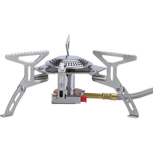 Outdoor camping Portable Burner stainless steel Gas furnace Ordinary outdoor environment Split type Butane furnace