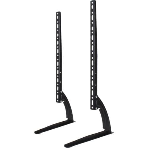HILLPORT Universal TV Stand Base For 32''-65" Plasma LCD Flat Screen Height Adjustable Monitor Mount Bracket Load Up To 45 kg