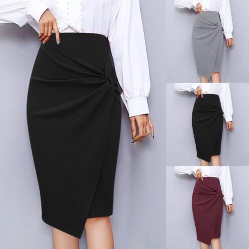 Women Fashion Florals Print Long Skirt Female Womens Fashion Half-length Skirt Solid Color Step Package Hip Short Skirt