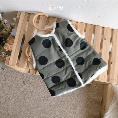 Baby Vest Girl And Boy Plush Vest In Autumn And Winter Baby Clothes Toddler Girl Vest 0-24M Newest Childrens Double Sided Vest