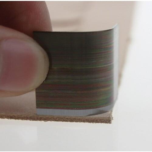 10pcs/lot wallet bag corner round hand punch tool Manual belt round cut sets DIY leather craft Supplies