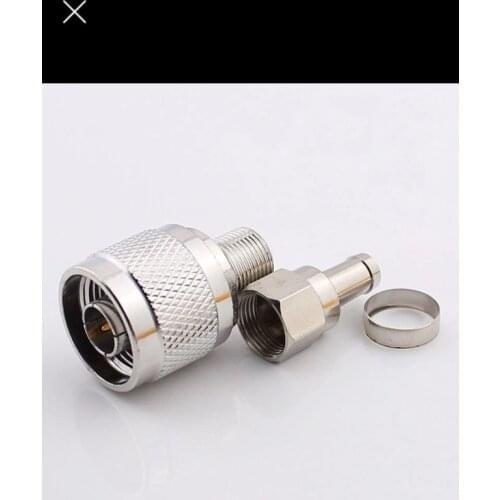 20pcs/lot N to F plug Metric N series of mobile phone signal amplifier head joints N Connector N / F-75-5