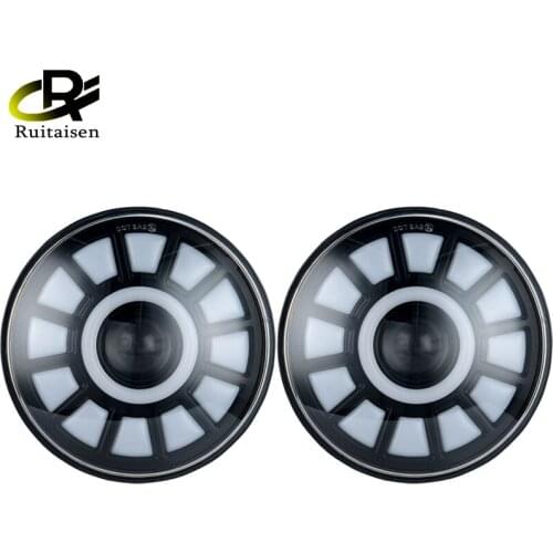 7 Inch Led Headlight Assembly Turn Signal For Jeep JK TJ CJ Sealed Beam DRL LED Headlight Hi Low Beam 1Pair