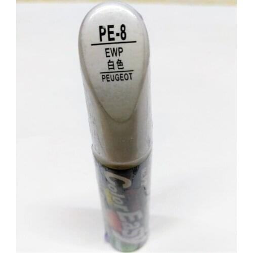 Car scratch repair pen, auto paint pen white color for Peugeot 207 307 301 308 2008 408 ,car painting pen