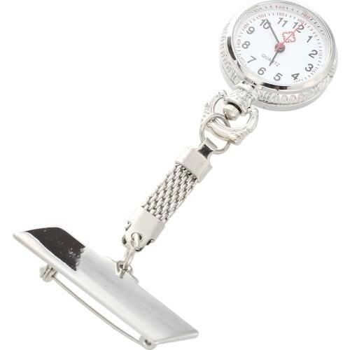 Nurse Watch Quartz Movement with Brooch Pin