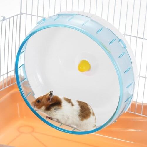 Hamster Running Disc Toy Silent Rotatory Jogging Wheel Pet Sports Wheel Toys _WK