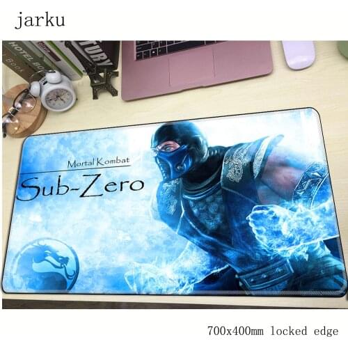 Mortal kombat pad mouse computador gamer mause pad 700x400X2MM padmouse big xl mousepad ergonomic gadget office desk mats