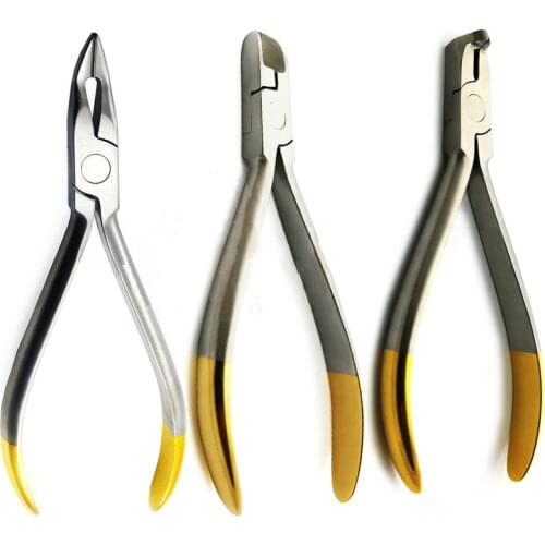 Set Of 3Pcs Dental Distal End Cutter TC Hard Wire Cutter TC Ortho Weingart TC Pliers