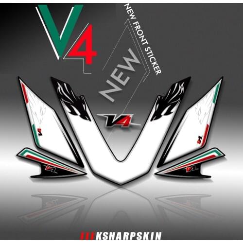 New sale Front Fairing Motorcycle Number Board 3D Gel Protector stickers decals for Aprilia RS V4 Factory 2009-2016 rsv4