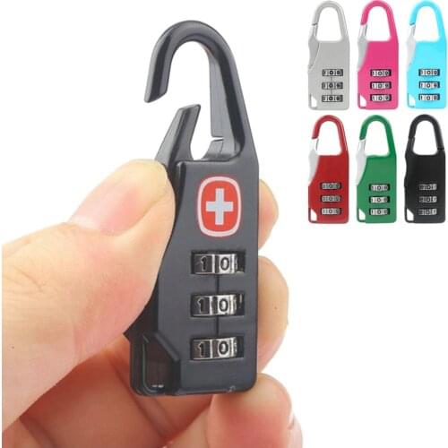 Safe Number Lock Padlock For Luggage Zipper Backpack Password Lock Combination For Luggage Suitcase Baggage Gym Locker