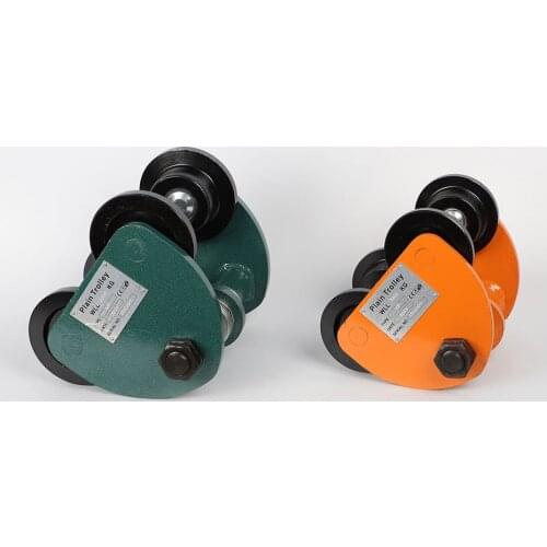 Manual monorail trolley alloy steel hand push sports car