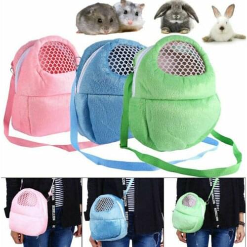 Limited Dicount 1pc Portable Small Pet Carrier Hamster Chinchilla Travel Winter Warm Bag Guinea Pig Pouch Bag Bed 27*22 cm