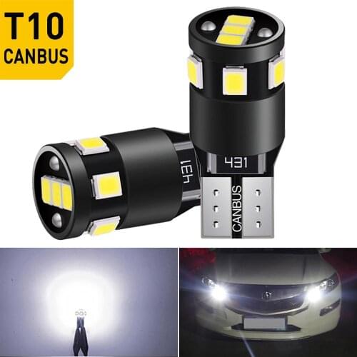2x LED T10 W5W Lamp Parking Light Canbus Bulb for Touran GTI Jetta Polo Carfter VW Passat B5 B6 B7 B5.5 CC Bora Tiguan Touareg