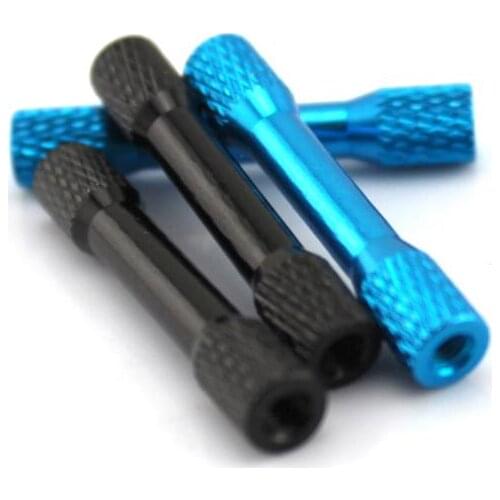 4pcs/lot textured connecting column model car isolation column pattern column frame holder circular aluminum