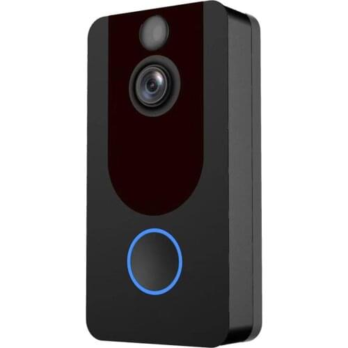 Intelligent Video Doorbell Wire-less Wifi 1080P Security Camera Door Bell Night Vision Two-Way Talk & Real-time Video Doorbell