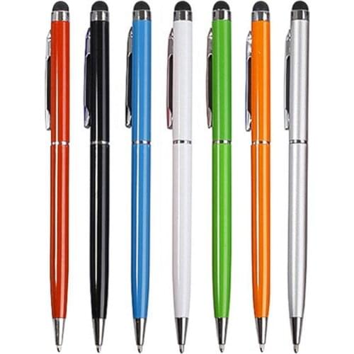 1PC Color Metal Stylus Ballpoint Screen Ballpoint Pen Custom Logo Pen Promotional Gift Pen Office Stationery Supplies