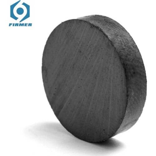 100pc/lot Disk Ferrite Magnet 14x4 10x4 30x6 15x5mm magnet fridge ferrite magnet ring ferrite magnet for speakers magnet black