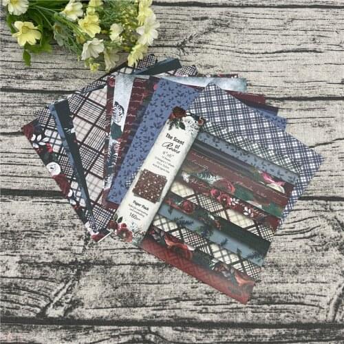 12pc Rose flower paper Scrapbooking paper pack handmade craft paper craft Background pad craft paper craft Background pad