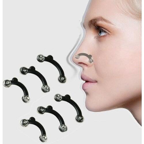 6PCS/Set 3 Sizes Beauty Nose Up Lifting Bridge Shaper Massage Tool No Pain Nose Shaping Clip Clipper Women Girl Massager Hot