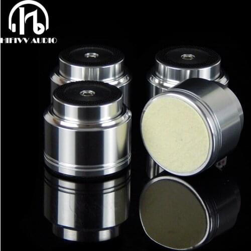 1pcs aluminum magnetic suspension foot pad pins of HIFI audio amp Speaker PC Machine feet Mats Pads Maglev D48mm H40mm