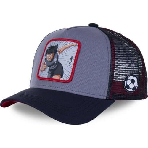 KOJIRO Mesh Cap Anime cotton Patch baseball cap Cartoons Trucker Dad hat Snapback Summer breathable Fashion casual outdoor caps