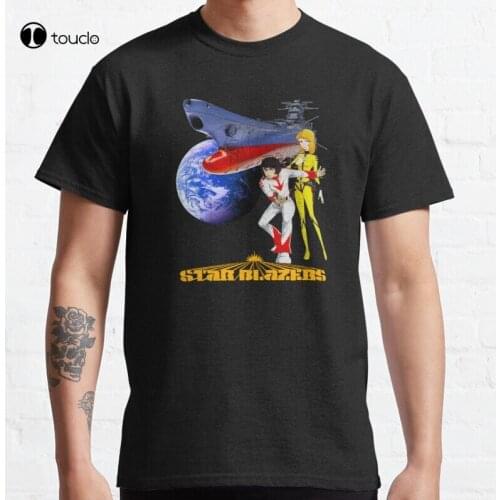Star Blazers Classic T-Shirt Wild Star And Nova Starblazers T-Shirt Cotton Tee Shirt