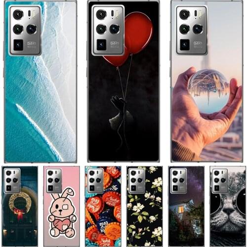 For ZTE Nubia Z30 Pro 2021 6.67 inch Cases Silicone Soft TPU Back Cover Protective Cute Fundas Luxury Coque Bags